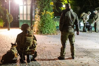 Nächtlicher Einsatz: Die Bundeswehr probte im Münchner Zoo für den Ernstfall.