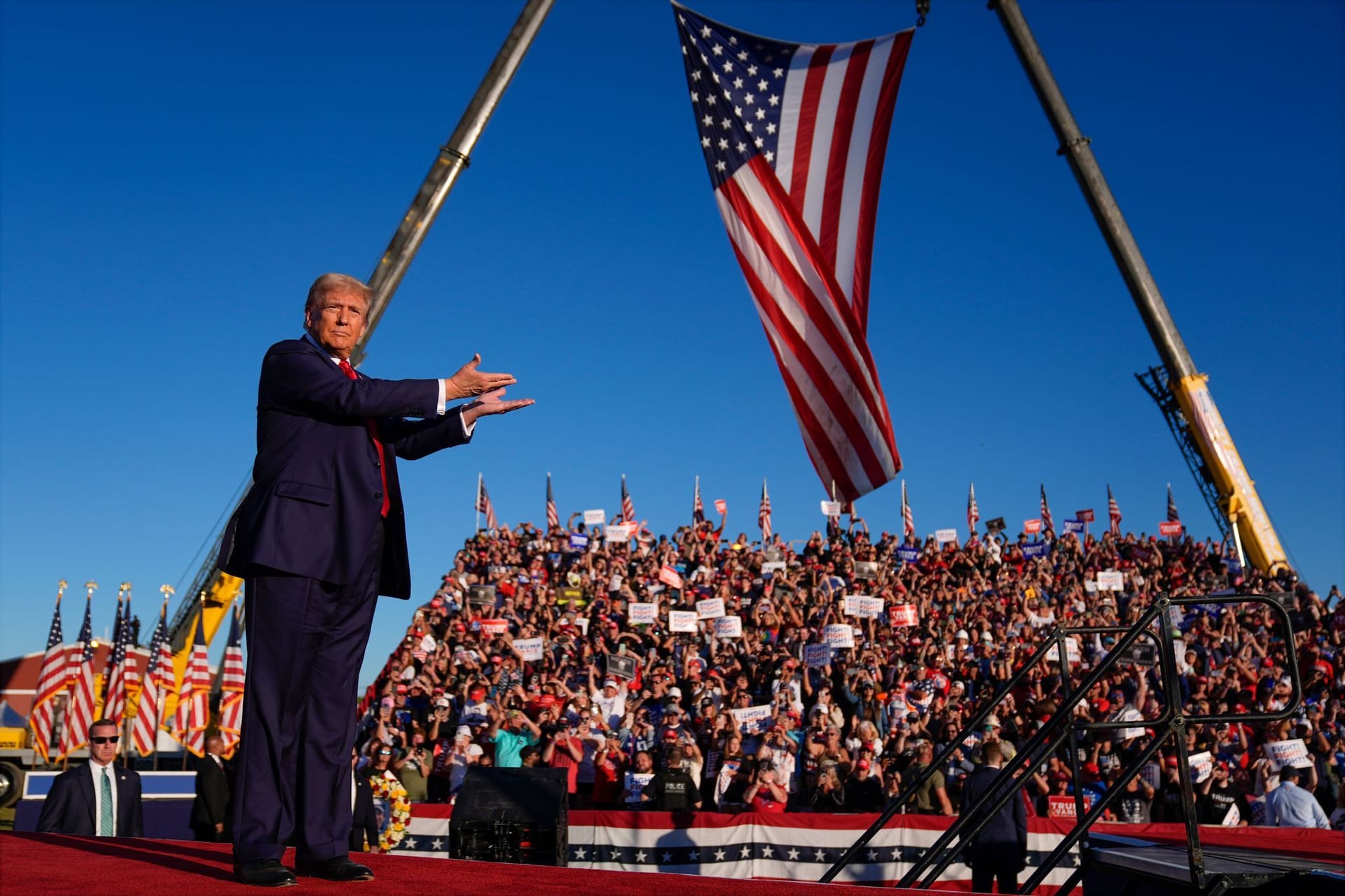 Wahlkampf in den USA - Trump in Pennsylvania