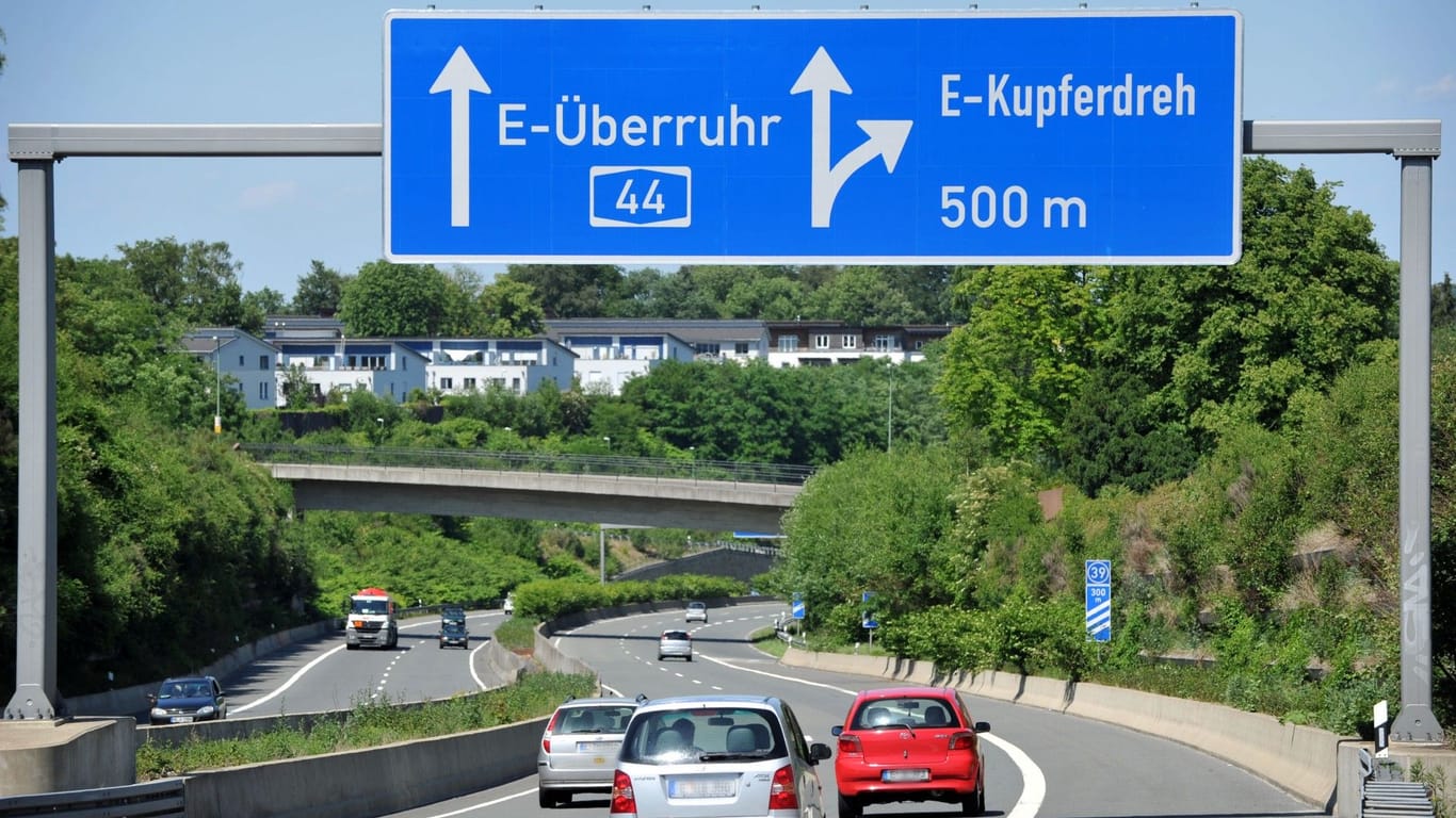 Die A44 wird ab Freitag zwischen Kupferdreh und Überruhr voll gesperrt.