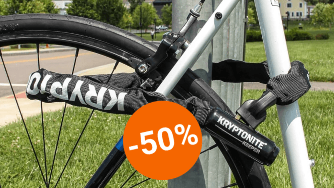 Das als Testsieger ausgezeichnete Fahrradschloss von Kryptonite ist derzeit bei Amazon für knapp 28 Euro erhältlich.