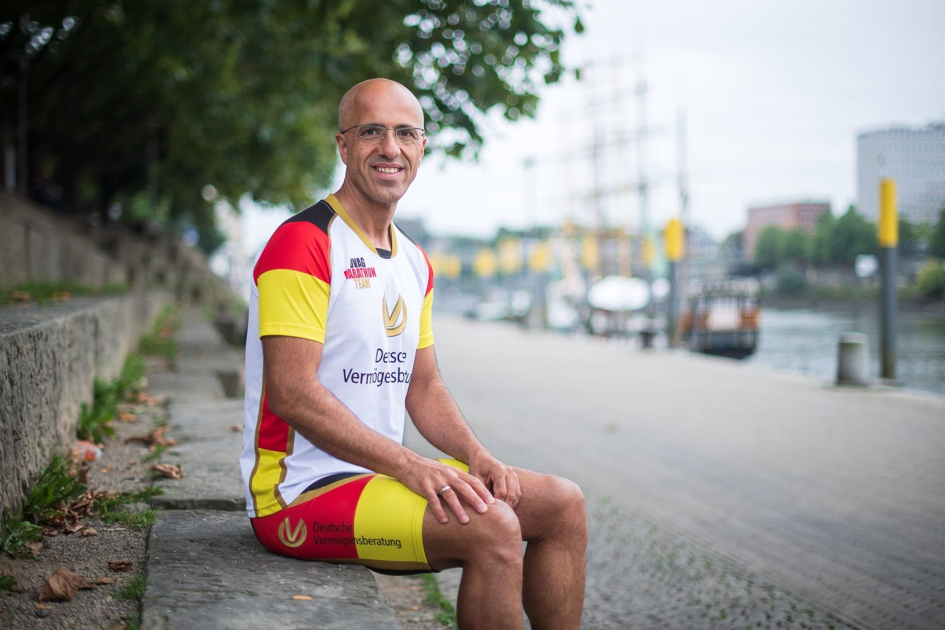 Der Expremsportler Emin da Silva (Archivfoto): Einfach nur einen Marathon laufen, kommt für den 51-Jährigen nicht infrage.