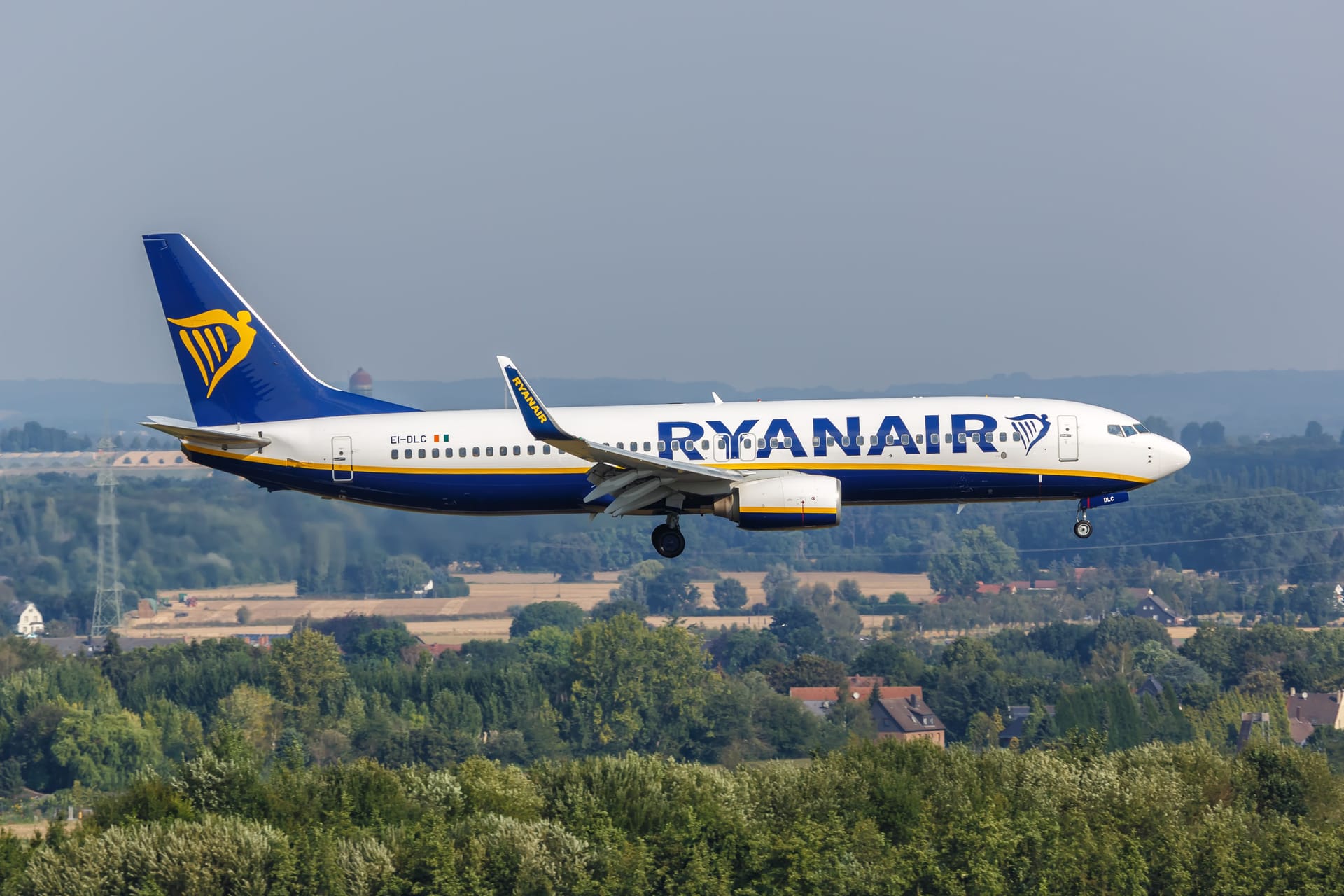 Ryanair Boeing 737-800 airplane Dortmund Airport in Germany