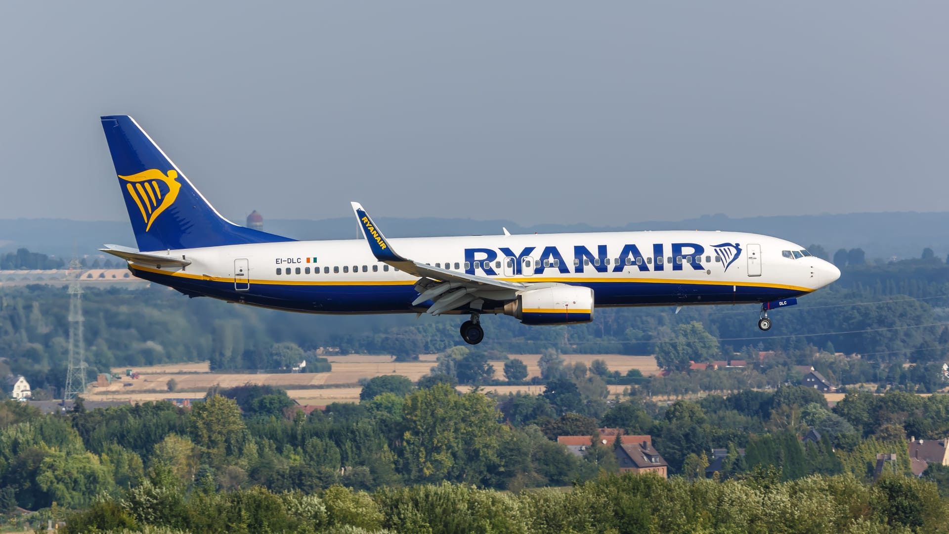 Ryanair Boeing 737-800 airplane Dortmund Airport in Germany