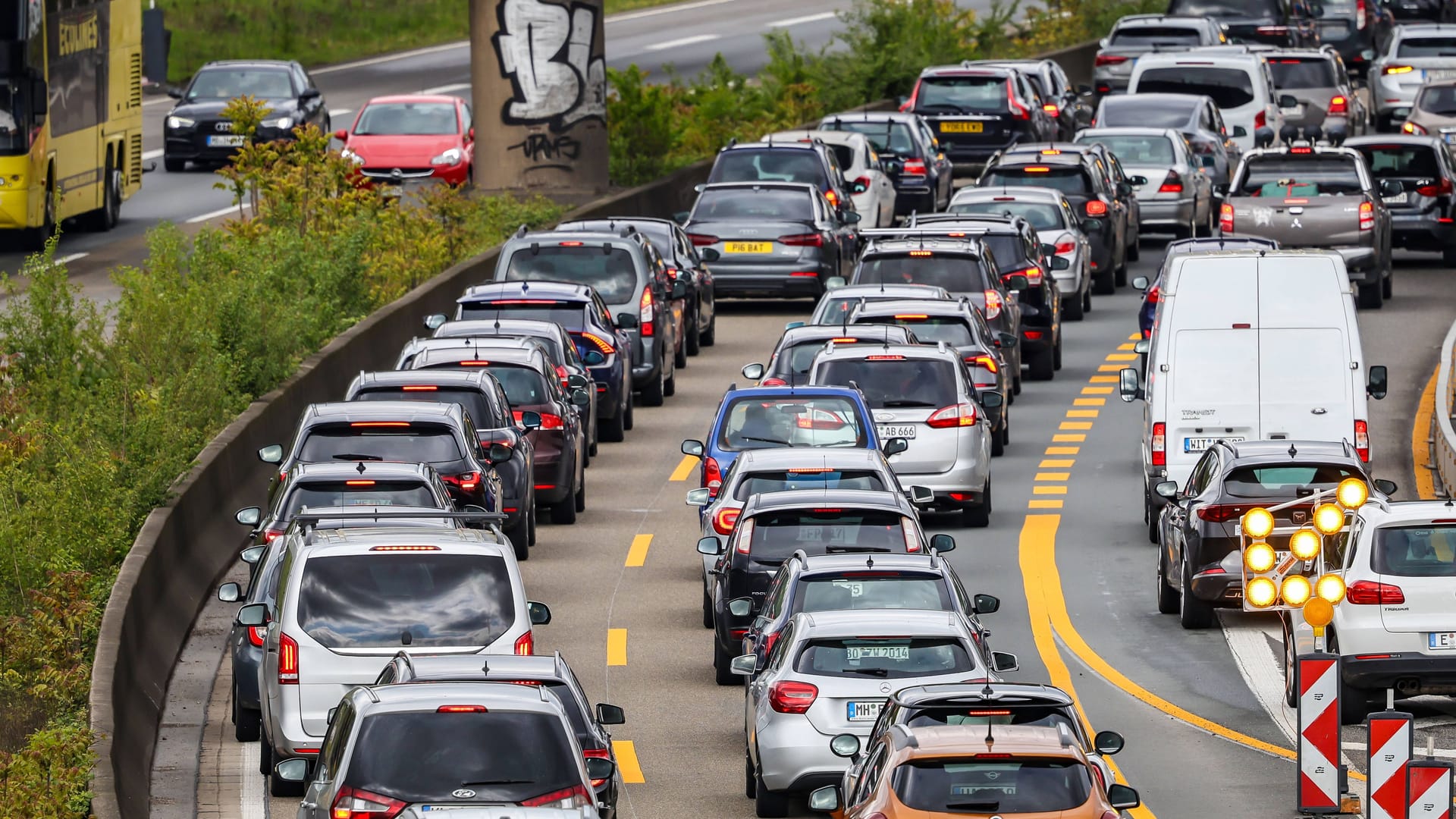 Verkehr auf der A3. (Symbolfoto)