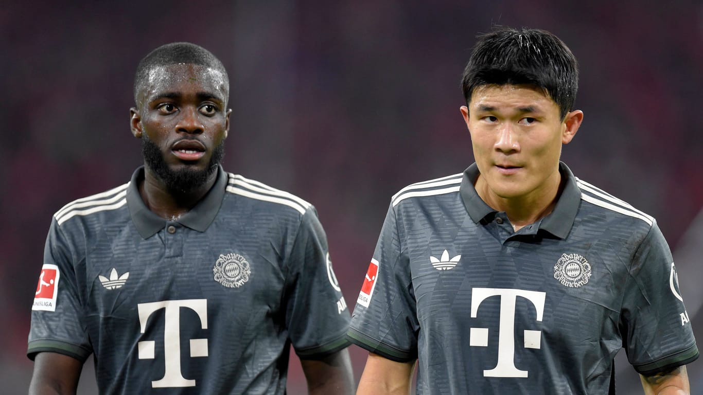 Dayot Upamecano und Min-jae Kim (r.): Sie bilden das Abwehrzentrum der Münchner.