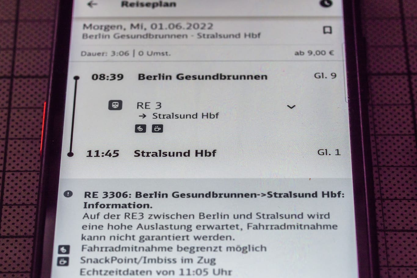 Bahn-App DB Navigator