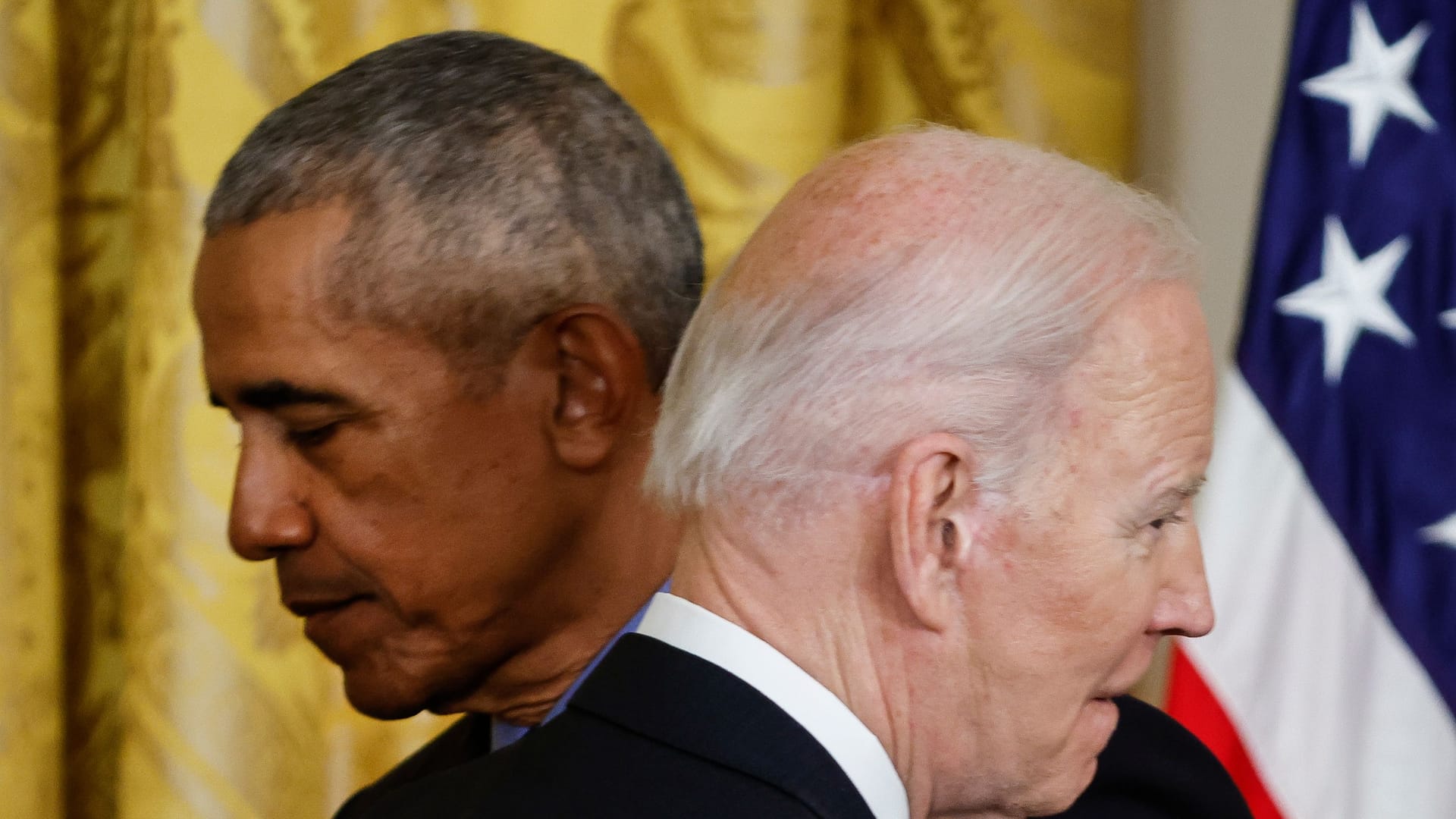 Der damalige US-Präsident Barack Obama (l.) und sein Stellvertreter Joe Biden 2010 im Weißen Haus.