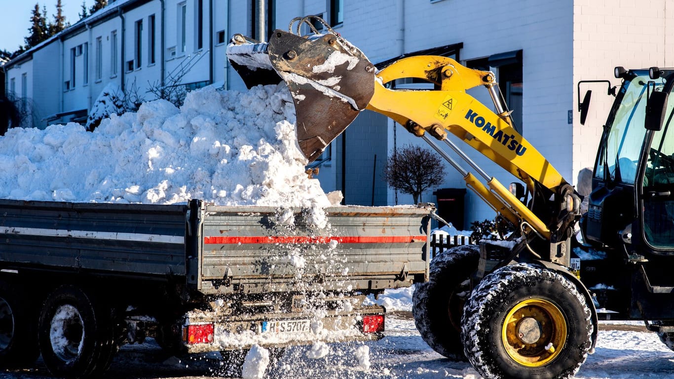 Radlader von Komatsu im Einsatz