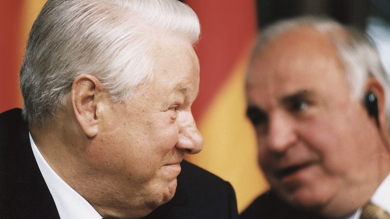 Boris Jelzin und Helmut Kohl: Eine gemeinsame Geschichtskommission sollte Russland und Deutschland enger verbinden.