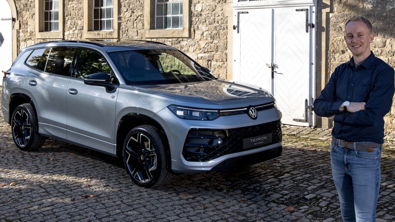 Neues Gesicht unter den VW-SUVs: Der Tayron tritt als eigenständiges Modell oberhalb des Tiguan an.