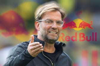 Jürgen Klopp in einer Fotomontage: Er könnte als Head of Football bei Red Bull auch bald für den Paris FC zuständig sein.