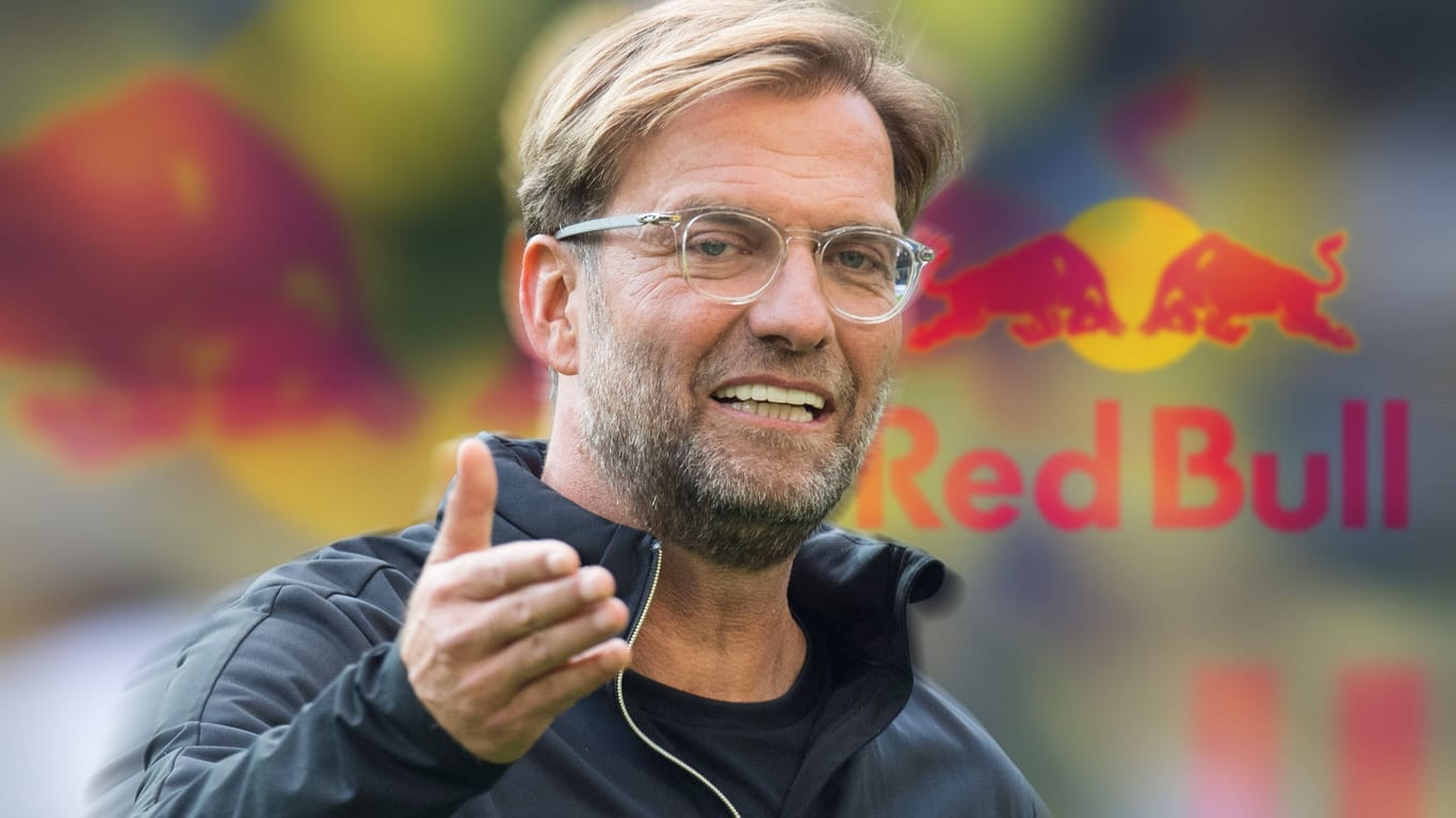 Jürgen Klopp in einer Fotomontage: Er könnte als Head of Football bei Red Bull auch bald für den Paris FC zuständig sein.