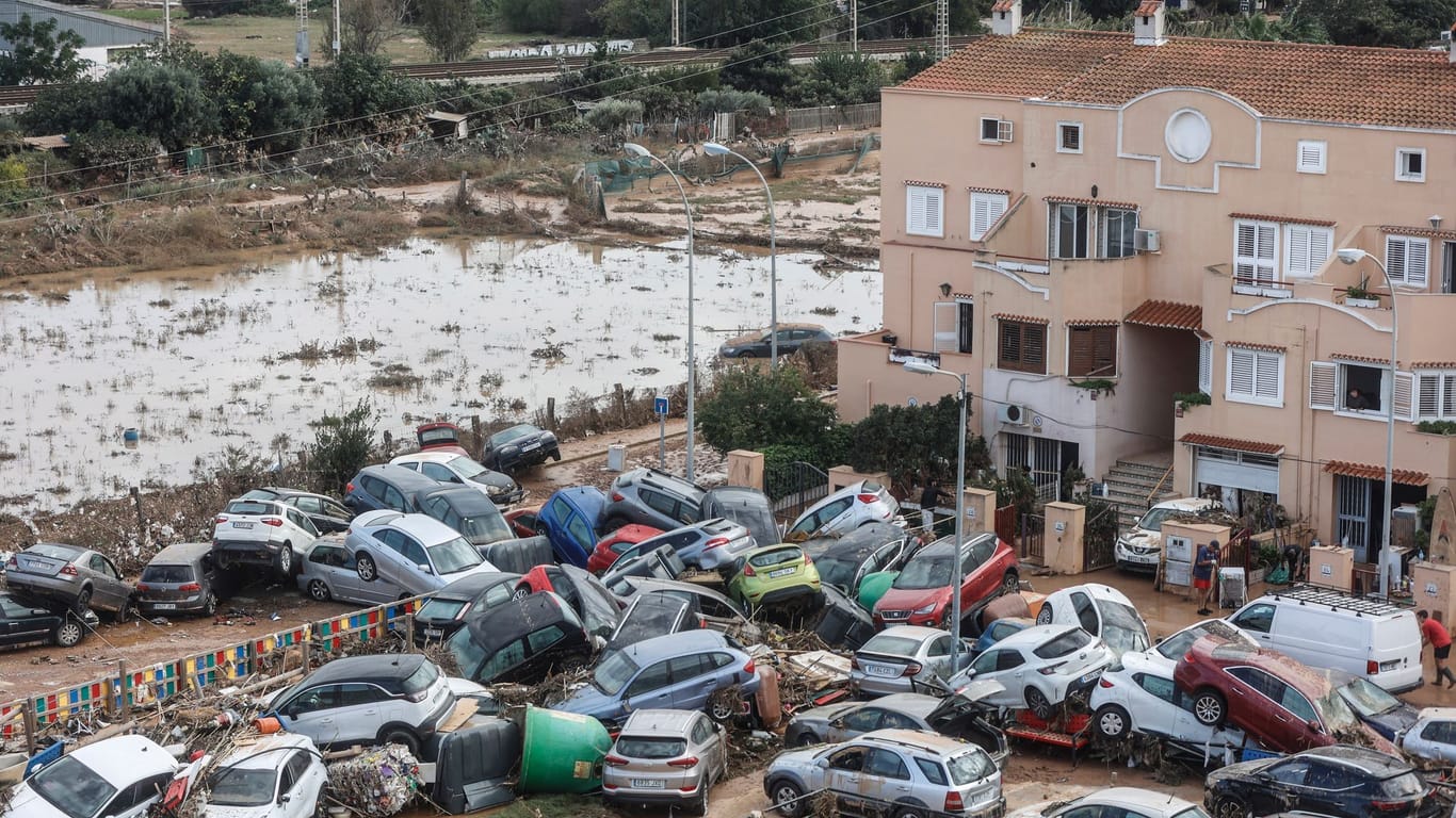 Nach den Überschwemmungen in Spanien