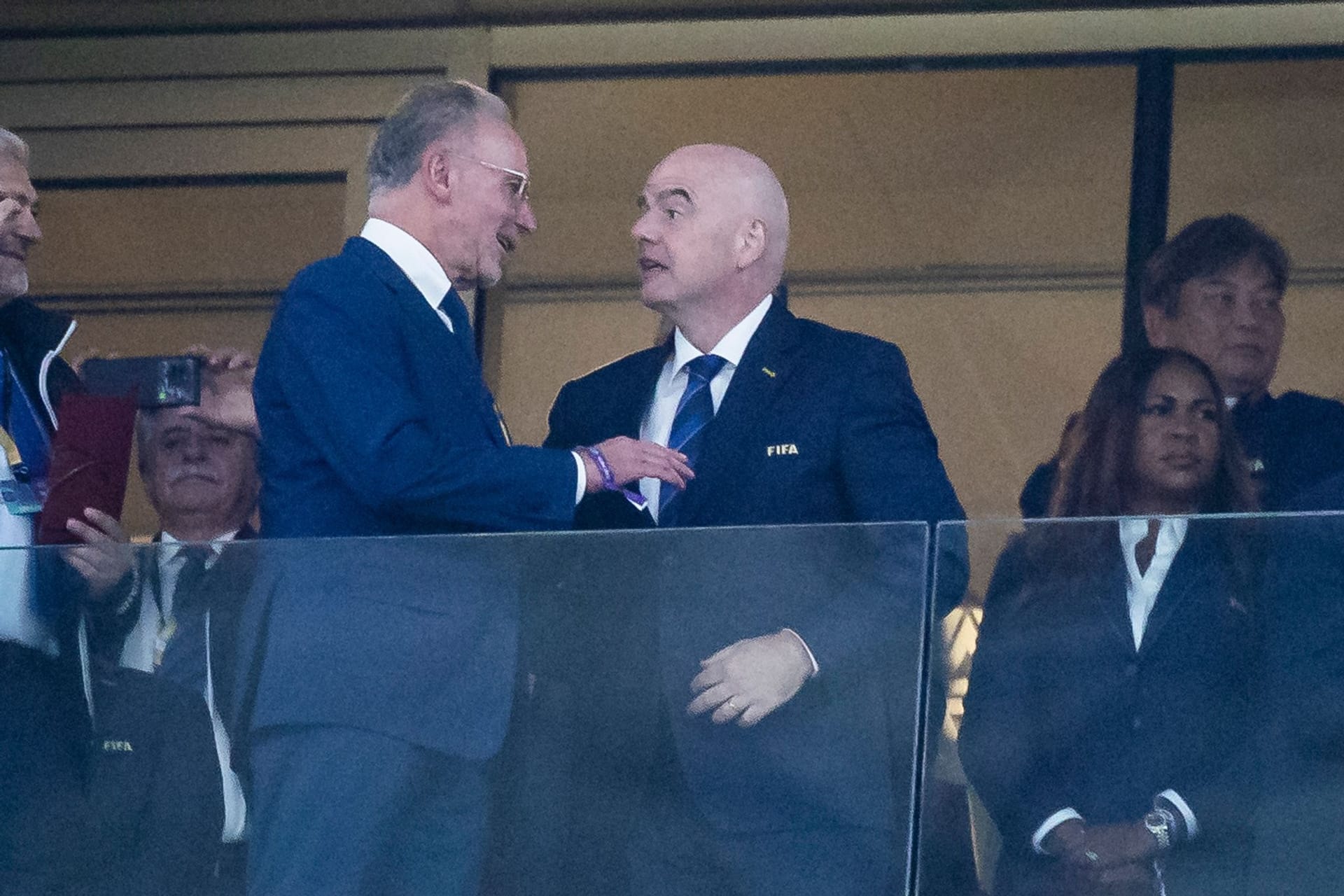 Karl-Heinz Rummenigge und Gianni Infantino