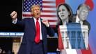 Donald Trump gegen Kamala Harris: Wer hat die Nase vorn?