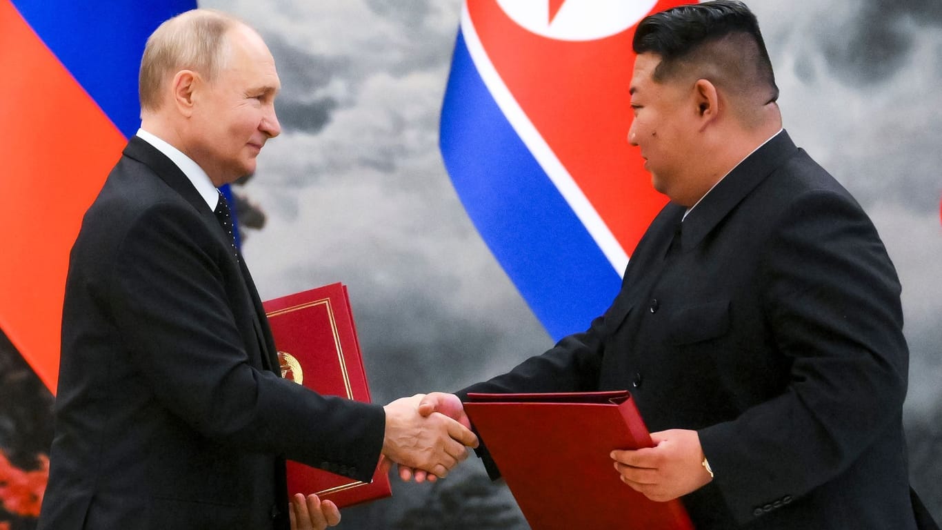 Russlands Präsident Putin in Nordkorea