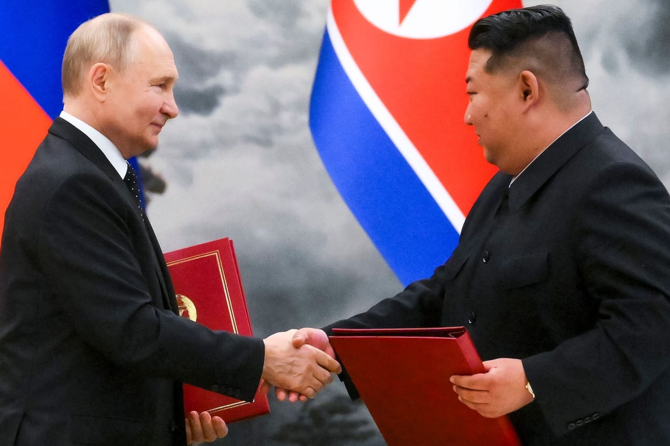 Russlands Präsident Putin in Nordkorea