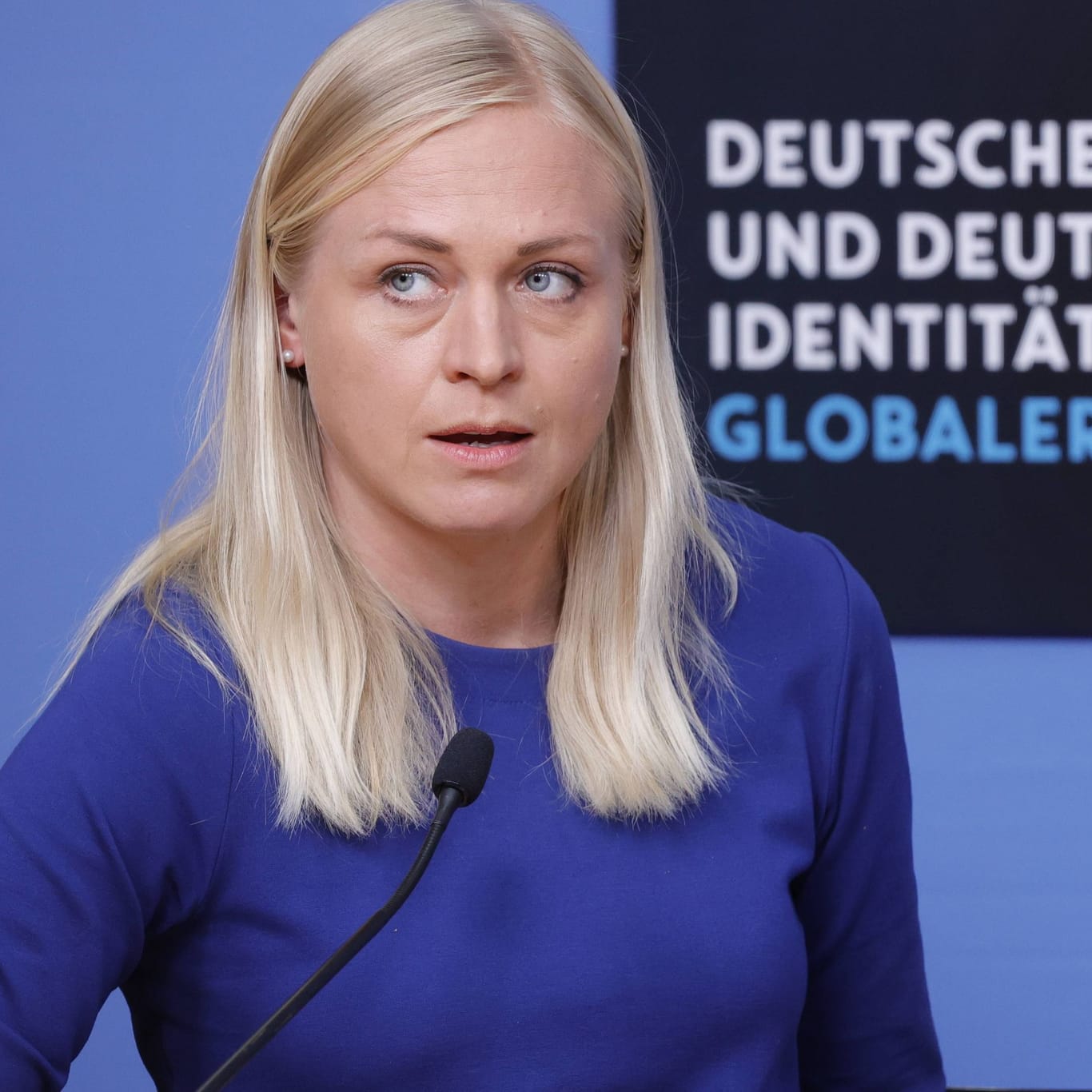 Elina Valtonen, finnische Außenministerin, bei einer Buchvorstellung in Berlin (Archivbild).