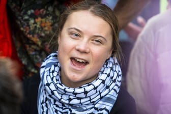 Greta Thunberg bei einer pro-palästinensischen Demo (Archivfoto).