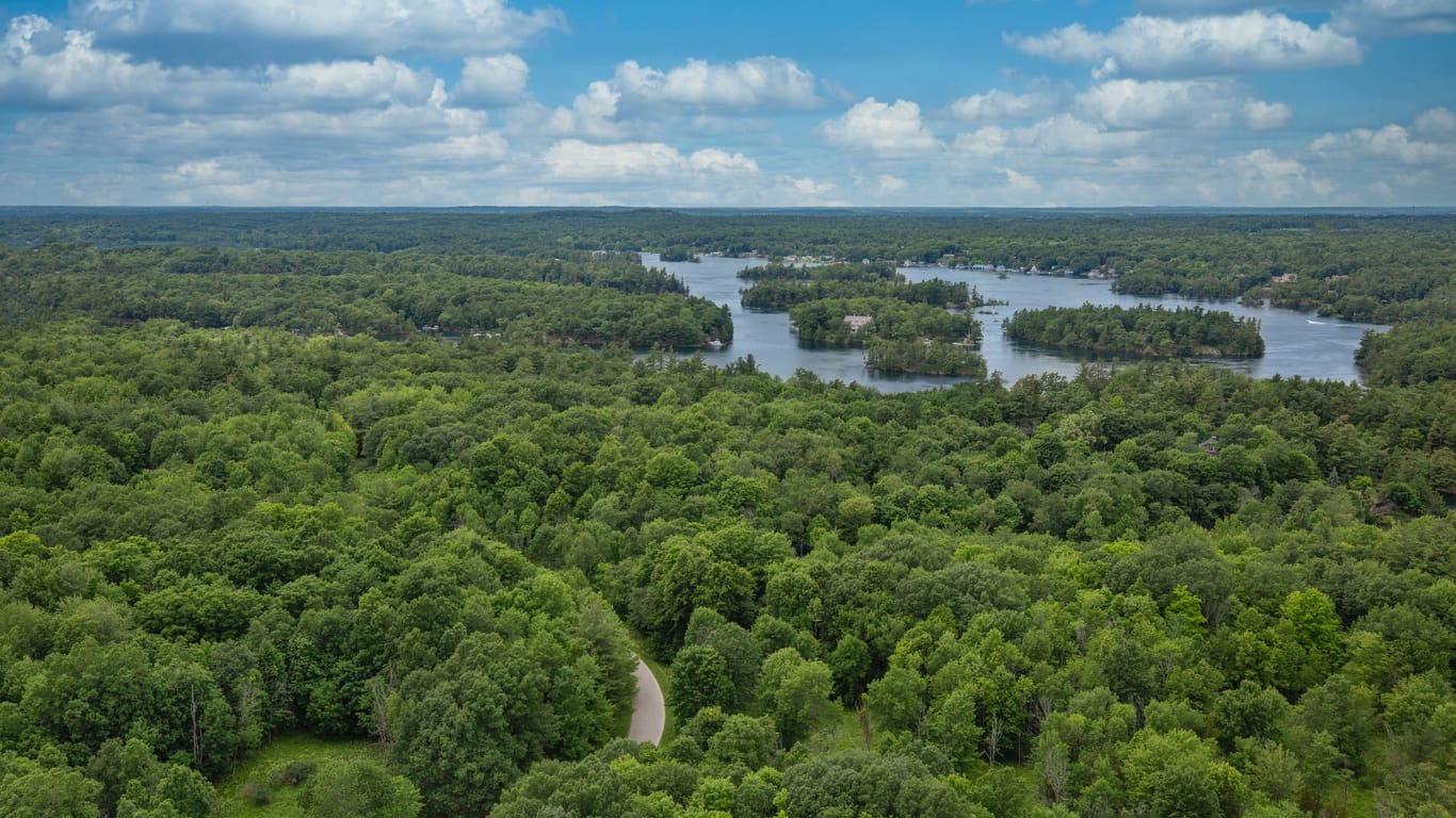 Der Thousand Islands National Park in Ontario.