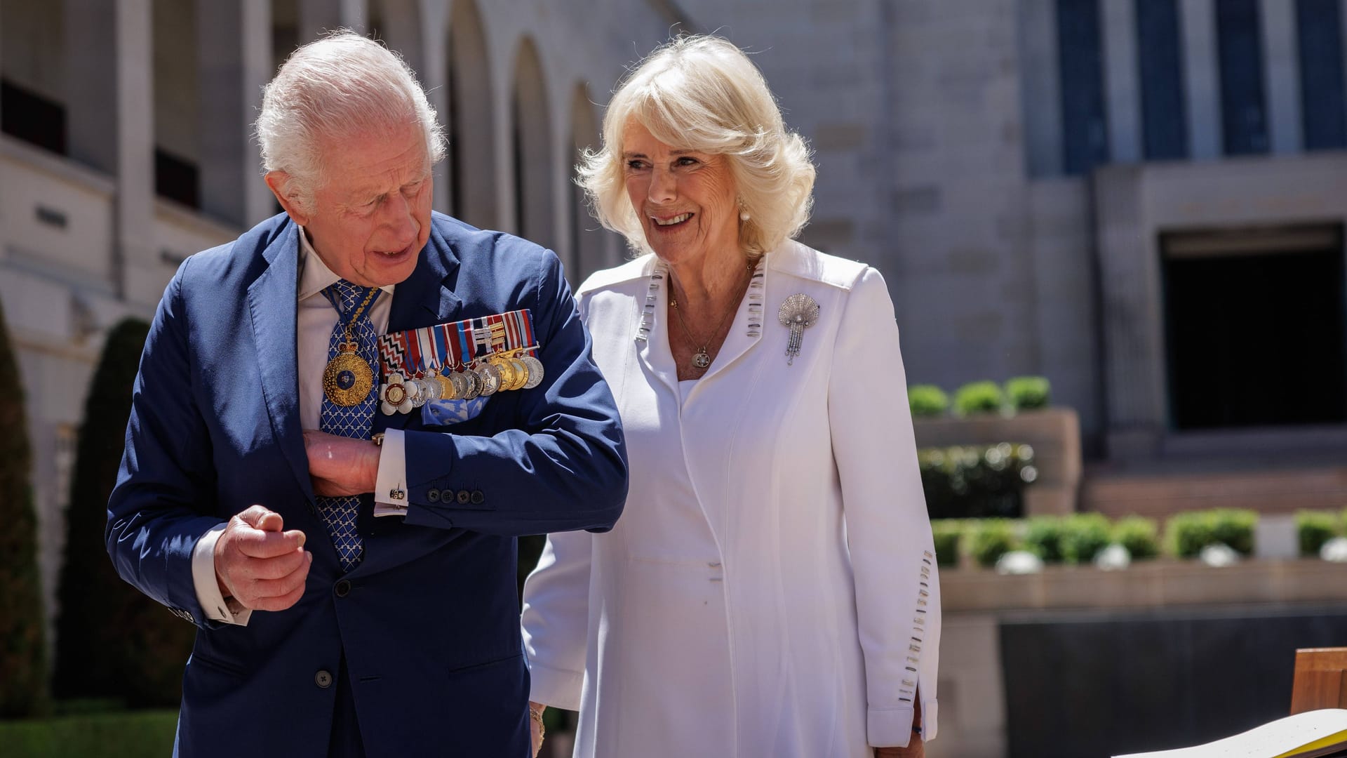 König Charles III. und Königin Camilla sind seit Freitag in Australien.