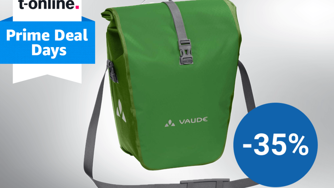 Prime-Day-Angebot bei Amazon: Der Onlineriese bietet eine Fahrradtasche von Vaude zum Sparpreis an.