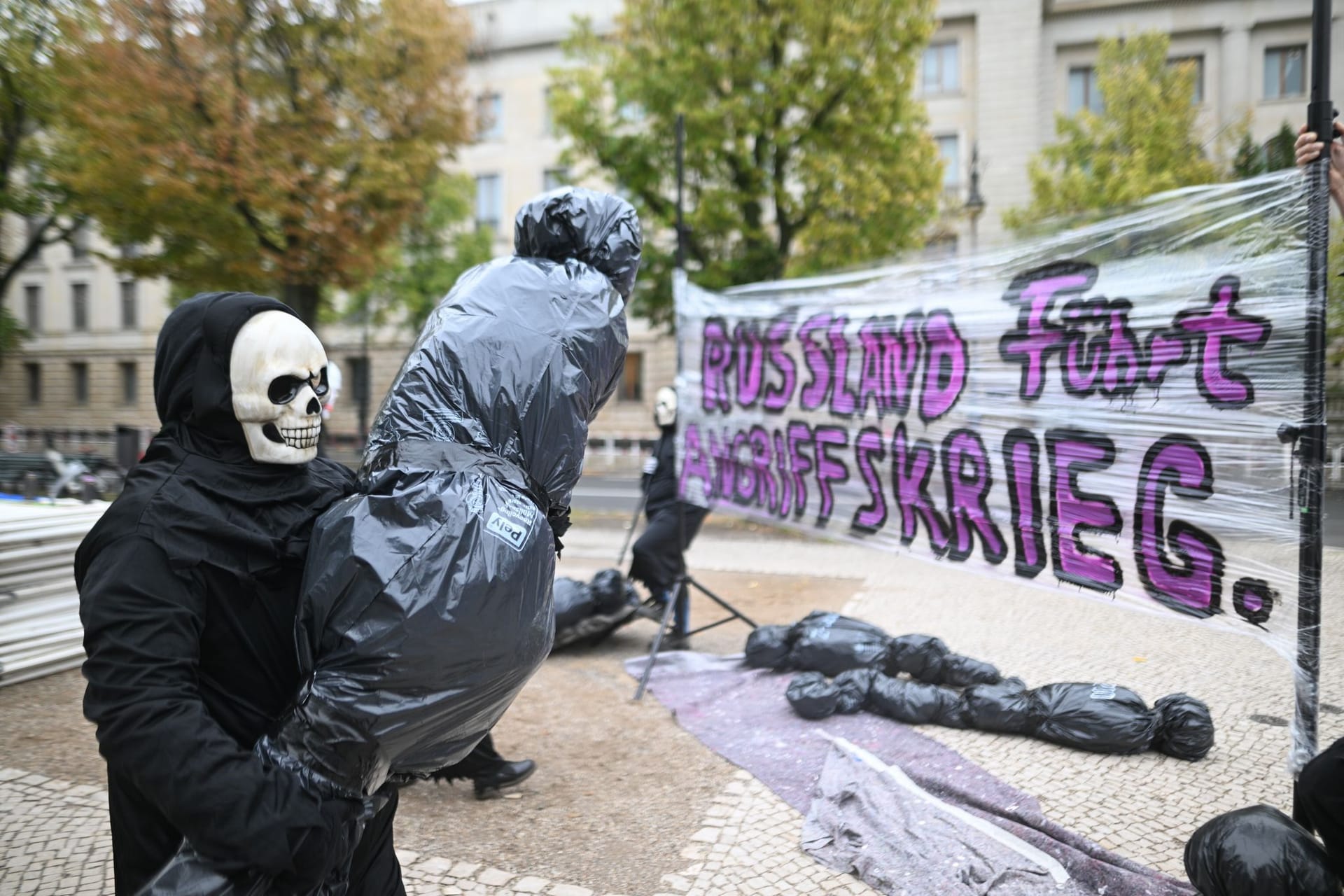 Aktion gegen russischen Angriffskrieg