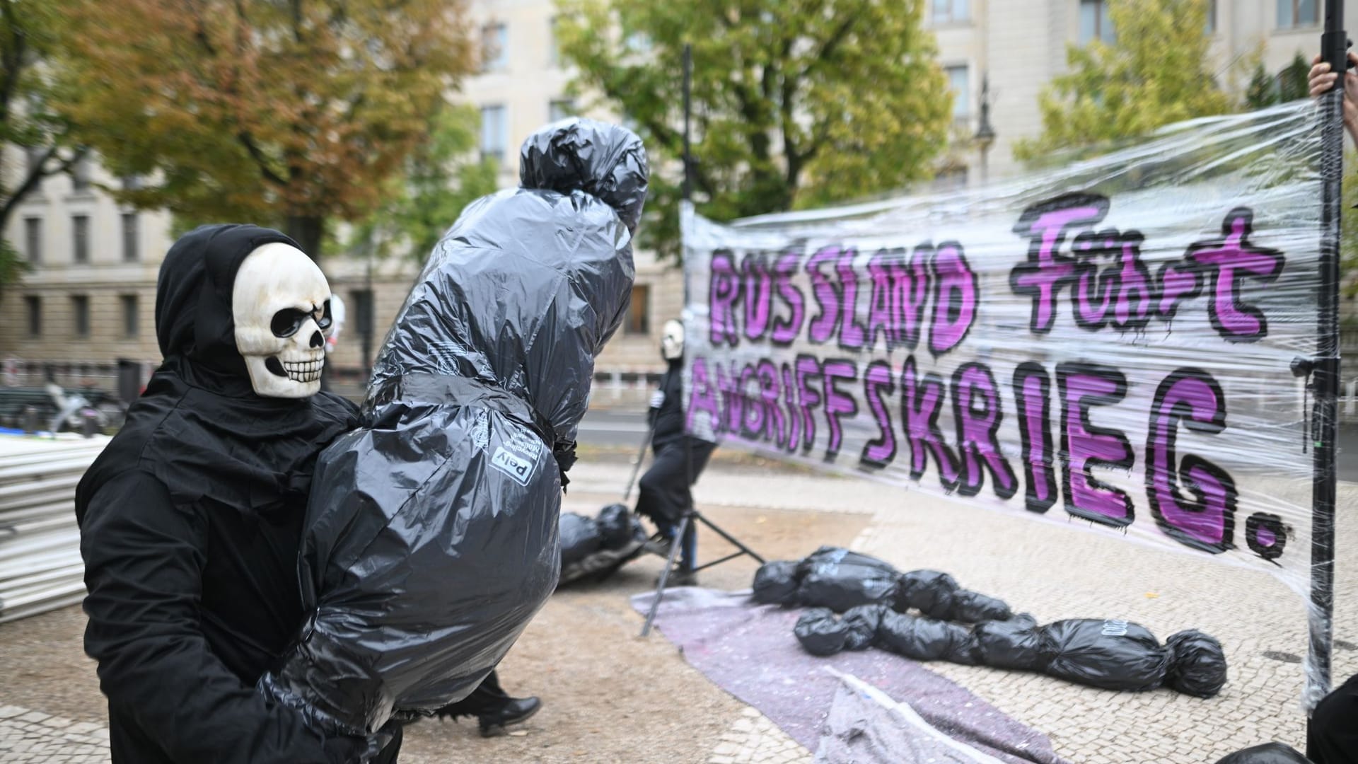 Aktion gegen russischen Angriffskrieg