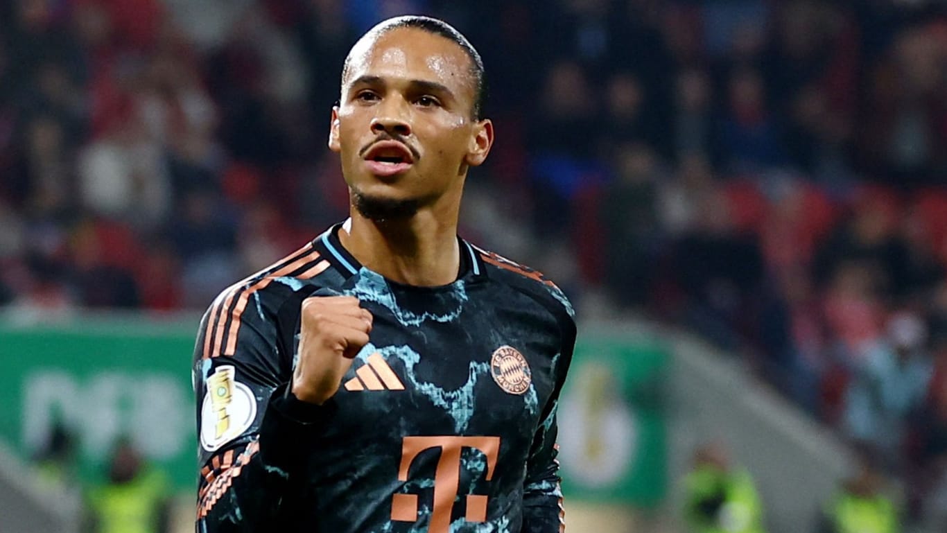 Leroy Sané: Der Nationalspieler war beim 4:0 des FC Bayern im Pokal in Mainz an drei Treffern beteiligt.