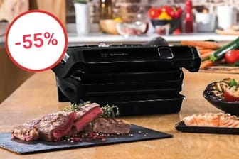 Lidl reduziert den OptiGrill Elite von Tefal nur heute radikal.