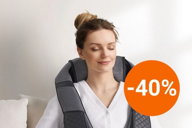 Bei Amazon gibt es heute ein Nackenmassagegerät 38 Prozent günstiger.