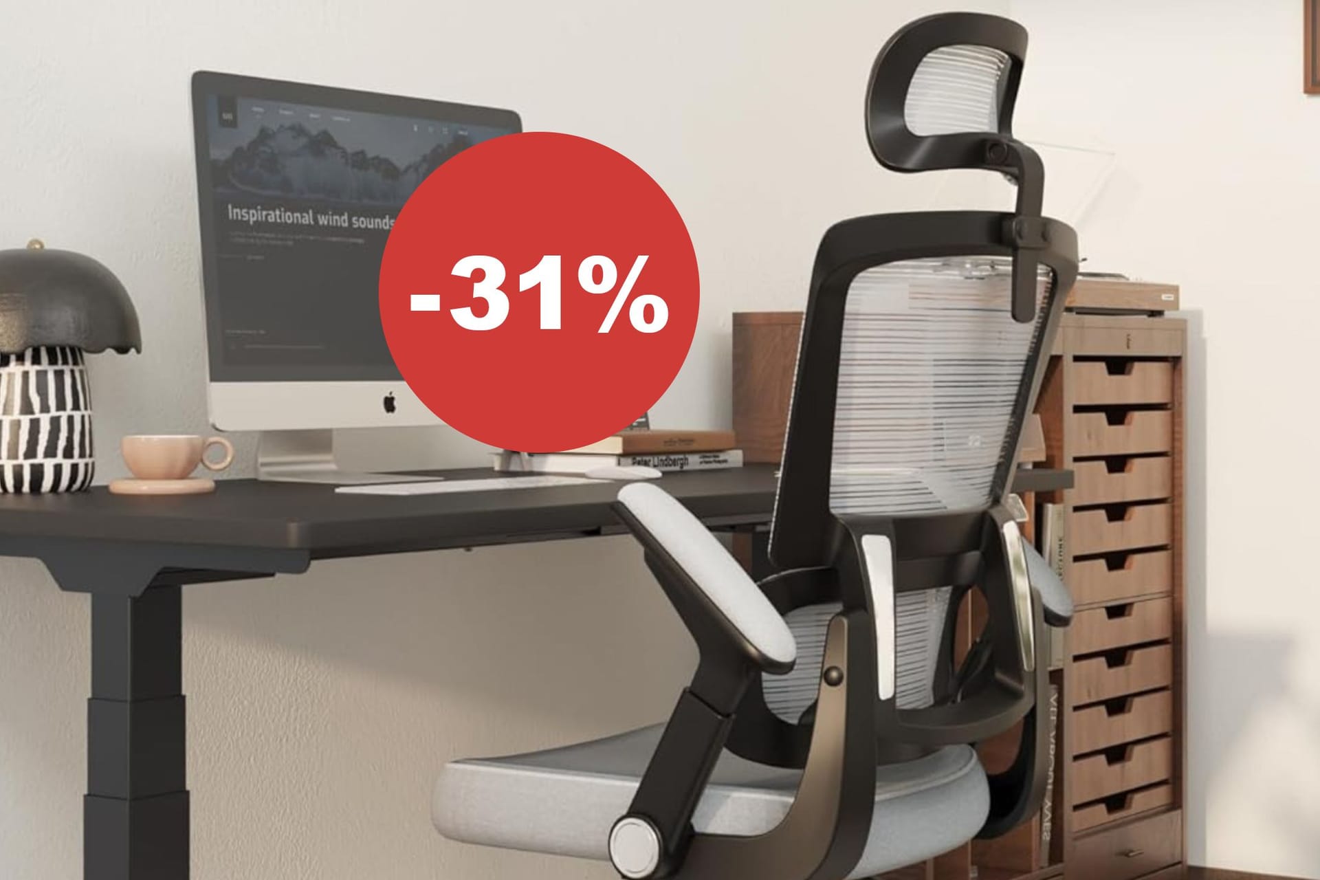 Bei Amazon bekommen Sie heute einen ergonomischen Bürostuhl dank Coupon zum Sonderpreis im Angebot.