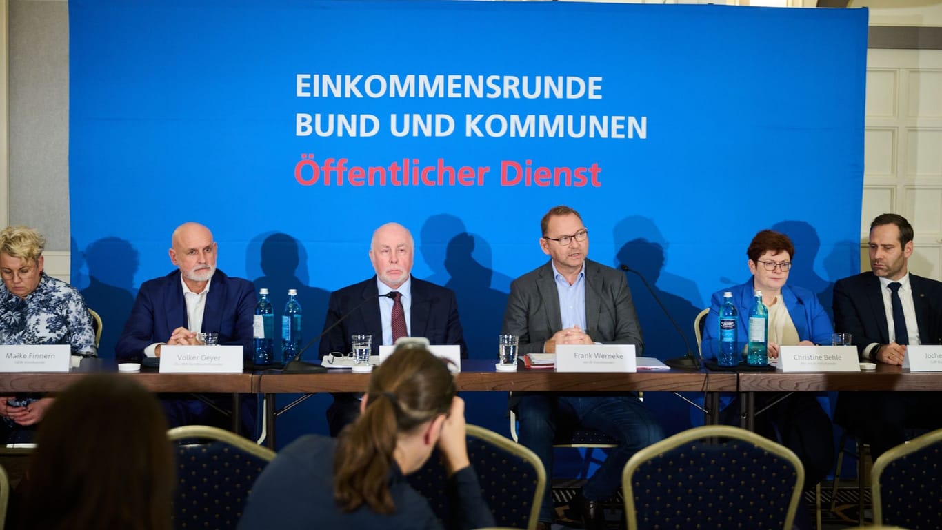 Tarifforderungen für Öffentlichen Dienst