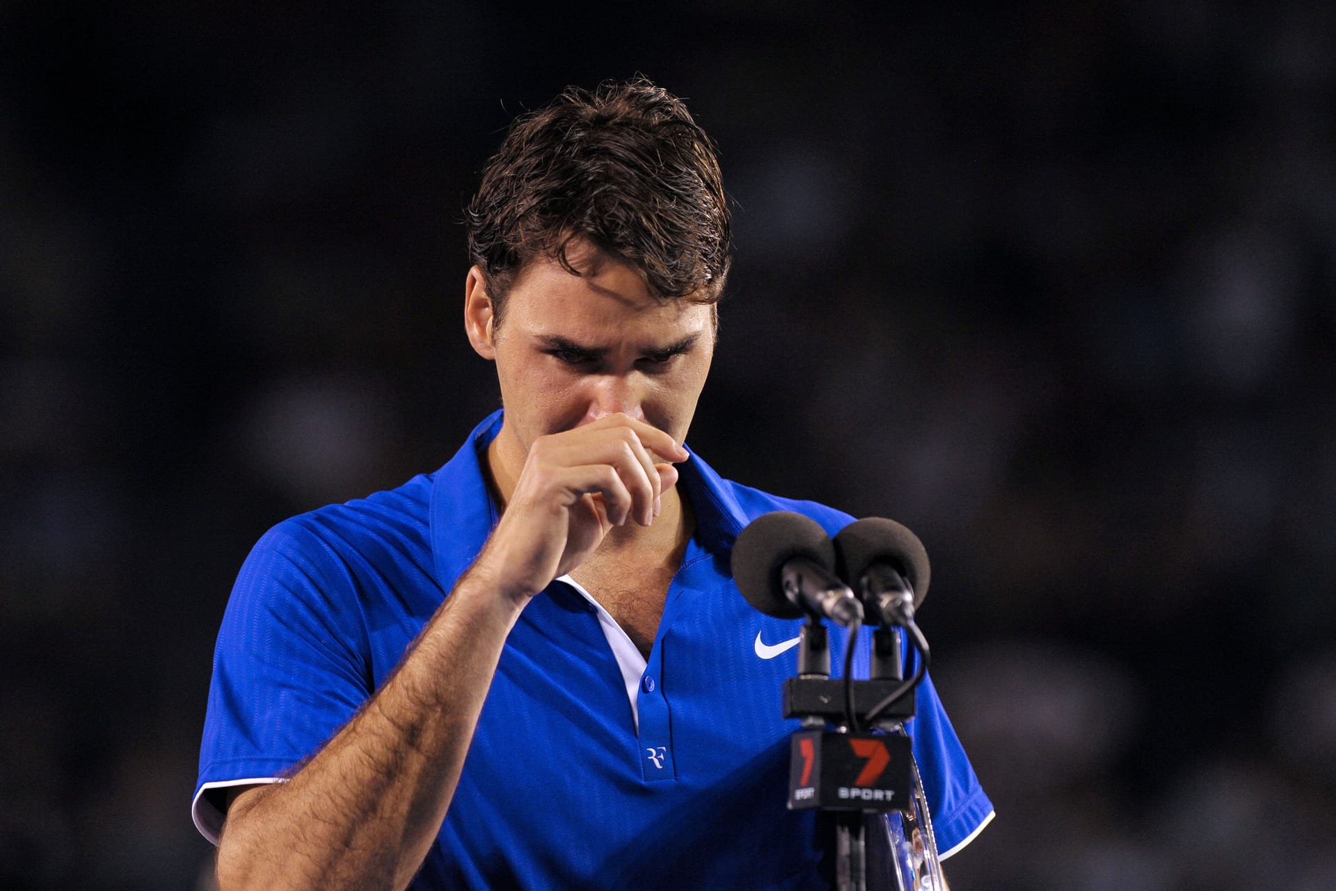 Bittere Tränen flossen nach dem Australian-Open-Finale 2009 nicht nur bei Roger Federer.