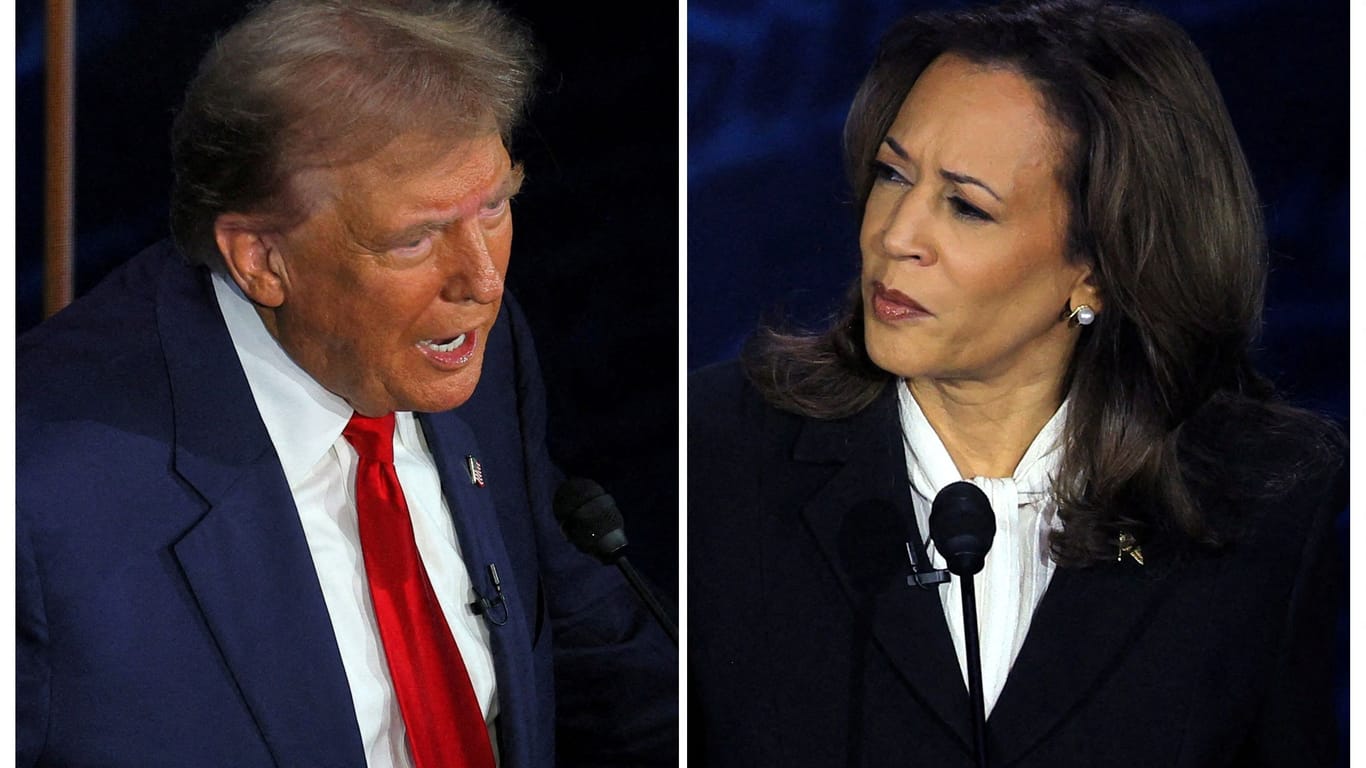 "Lassen Sie mich etwas zu den Rallyes sagen": Donald Trump reagierte beim TV-Duell auf die Provokation von Kamala Harris.