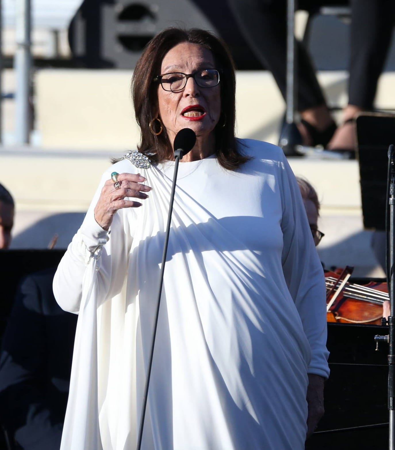 Nana Mouskouri im April 2024