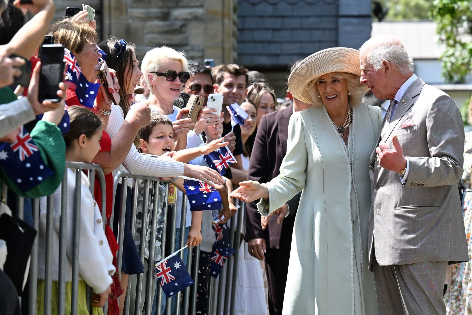 Britisches Königspaar in Australien