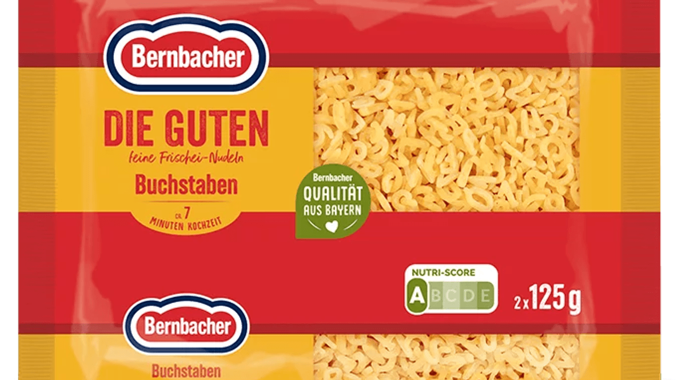 "Die Guten Buchstaben" von Bernbacher werden zurückgerufen: Achten Sie auf das MHD.