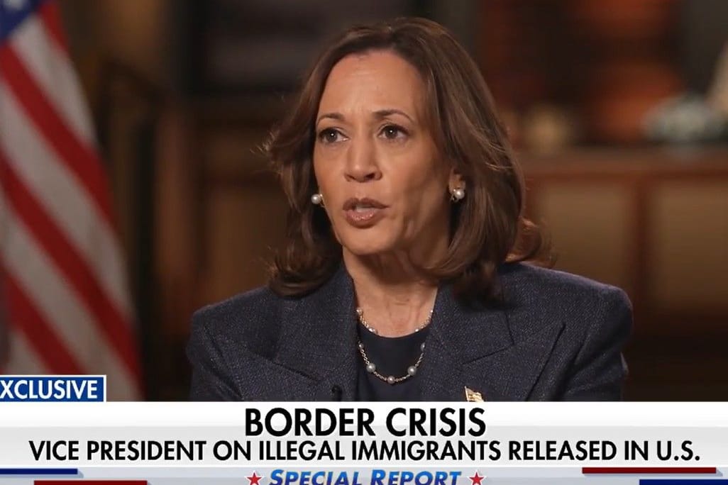 Kamala Harris stellte sich bei Fox News den Fragen von Bret Baier.