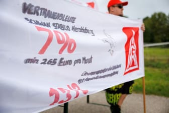 IG Metall-Warnstreik in der Schreibwaren-Industrie