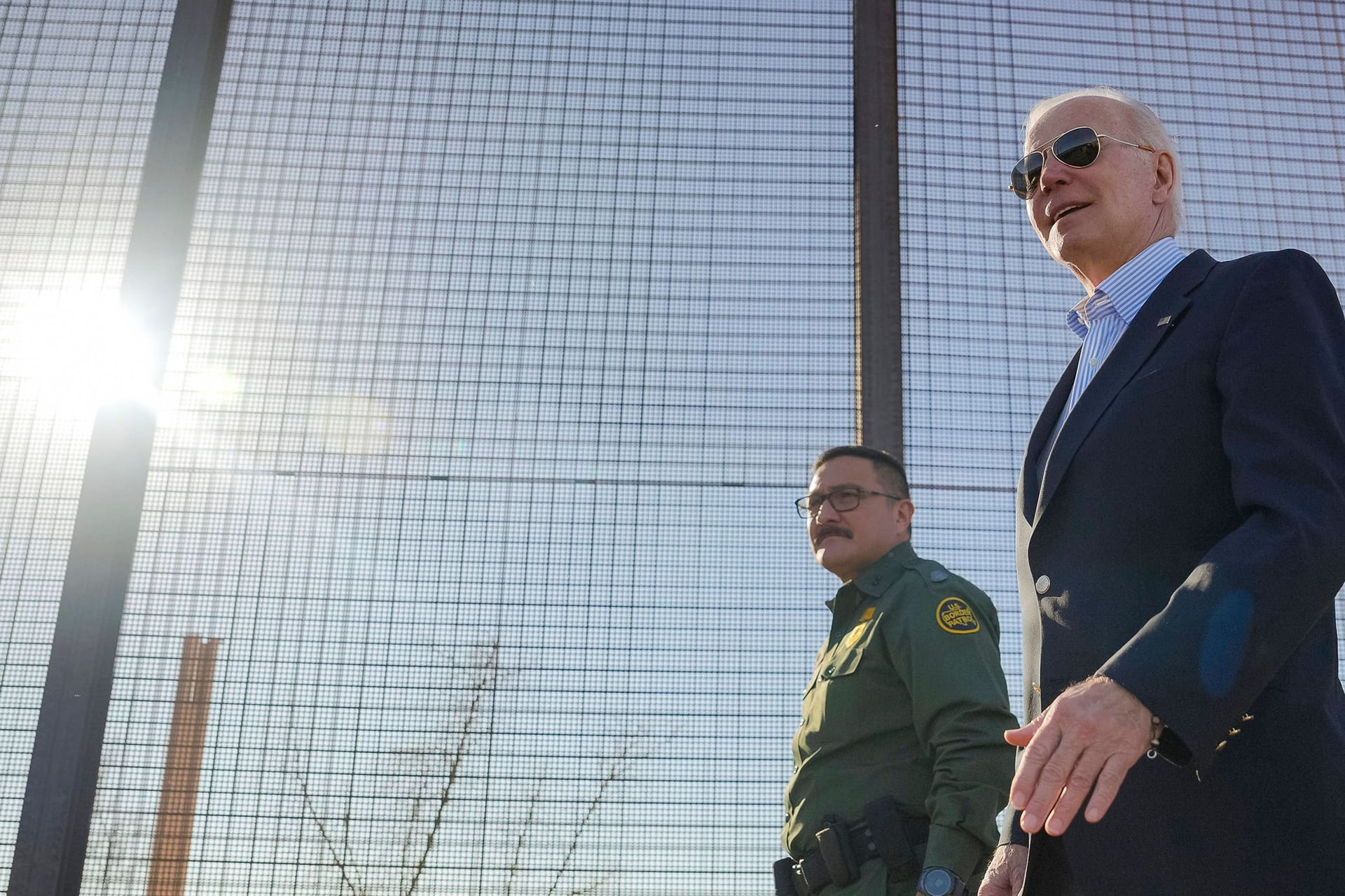 Joe Biden: Der Präsident bei einem Besuch an der US-Südgrenze in Arizona.