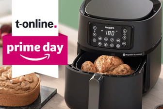 Der XXL-Airfryer von Philips gibt es zu den Prime Deal Days 50 Prozent günstiger bei Amazon.