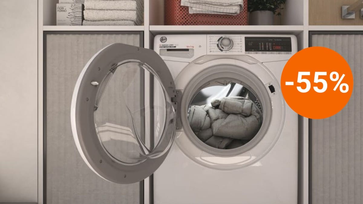 Angebot bei Lidl Smarte PremiumWaschmaschine von Hoover für unter 300€