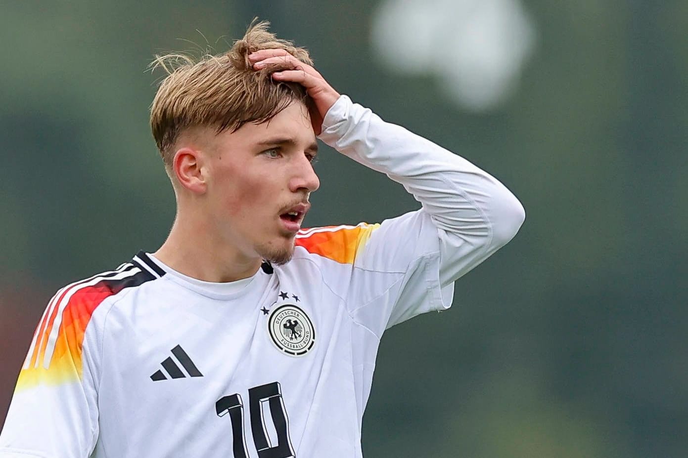 Lennart Karl: Er hat bereits fünf Partien für Deutschlands U17 absolviert.