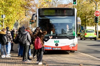 Immer wieder unklar: Wenn ein Schulbus stoppt, gelten besondere Regeln.