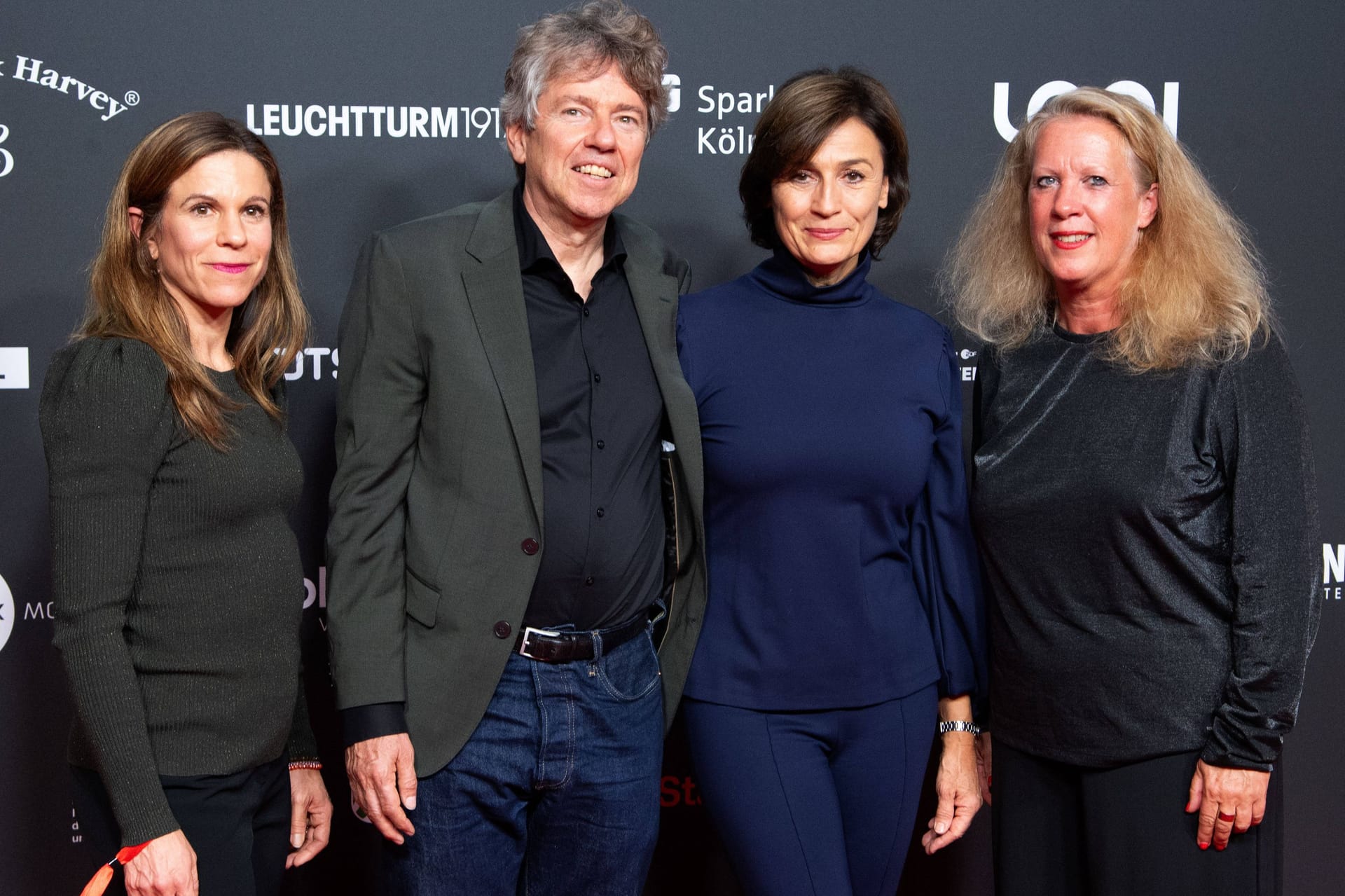 Die "Riefenstahl"-Crew von links nach rechts: Caroline Volkmann, Andres Veierl, Sandra Maischberger, Christiane Hinz