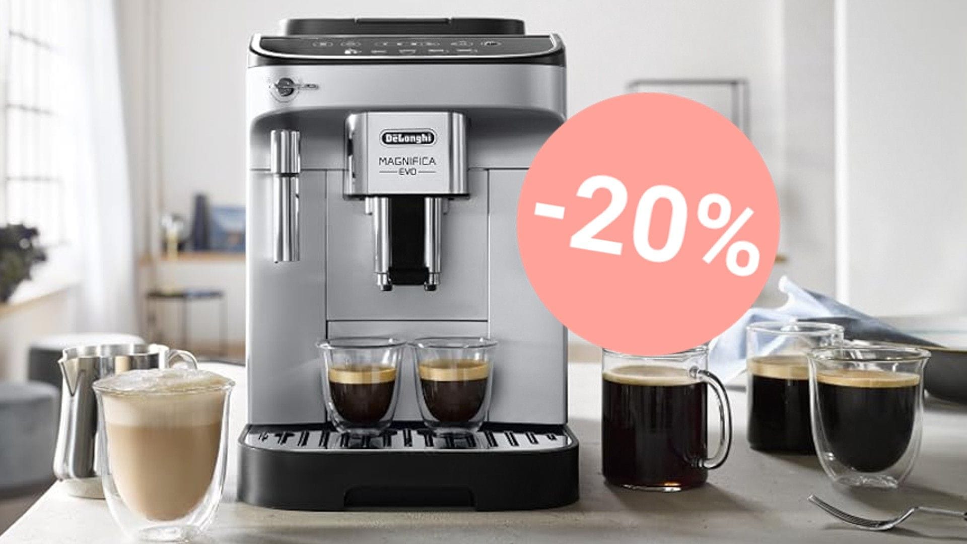 Momentan gibt es den De'Longhi-Kaffeevollautomaten auf Amazon so günstig wie noch nie.