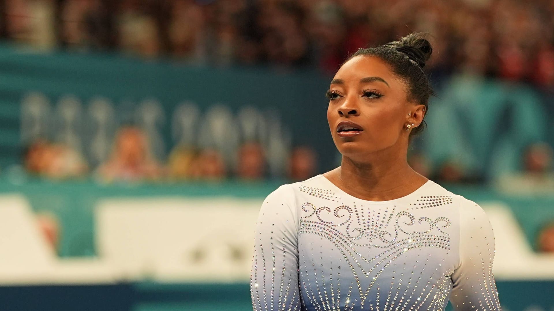 Simone Biles: Sie ist siebenfache Olympiasiegerin.