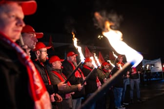 Warnstreiks in der Metall- und Elektroindustrie – VW Osnabrück