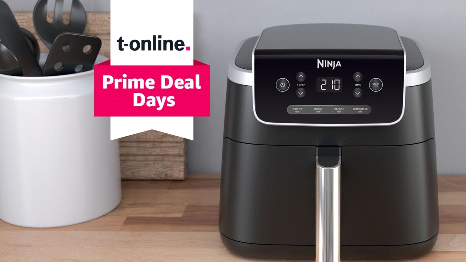 Die Amazon Prime Deal Days bieten aktuell die ideale Chance, um beliebte Ninja-Geräte für Ihre Küche zu kaufen.